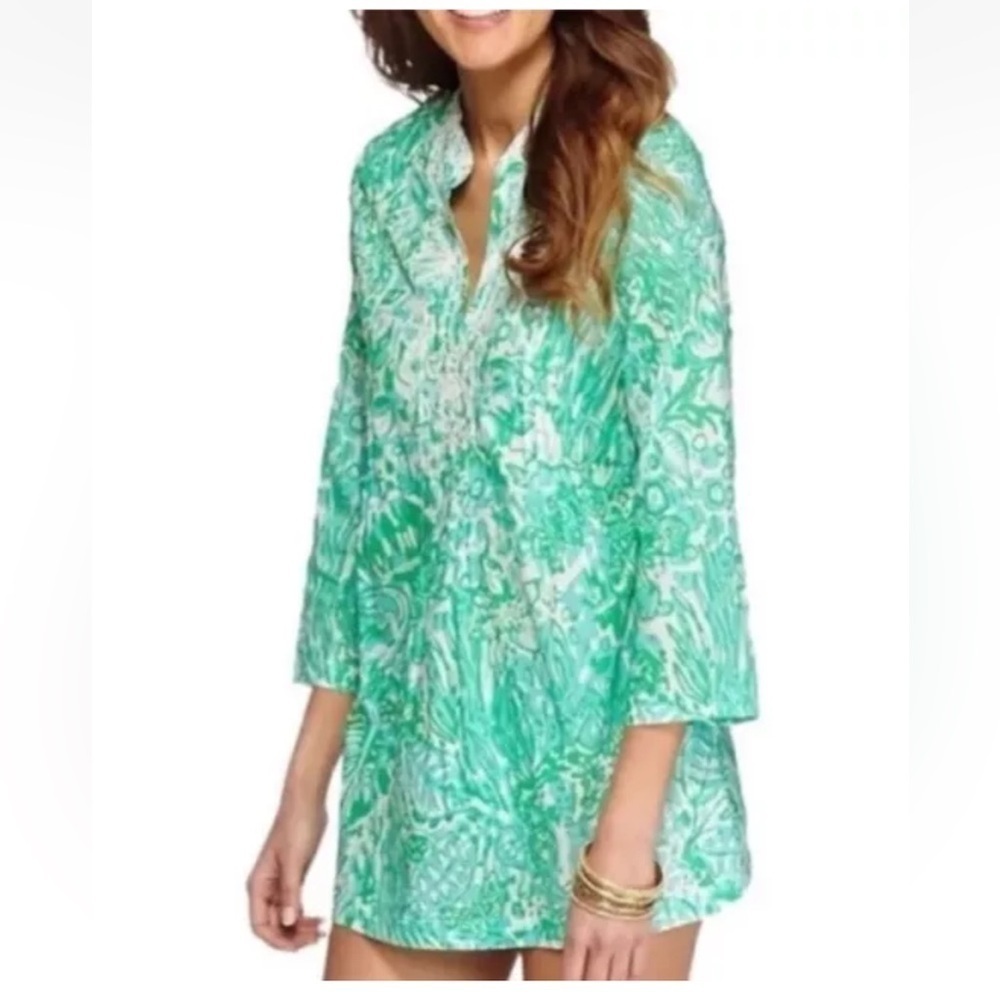 Lilly Pulitzer Sarasota Tunic Bungle In The Jungle Size Medium